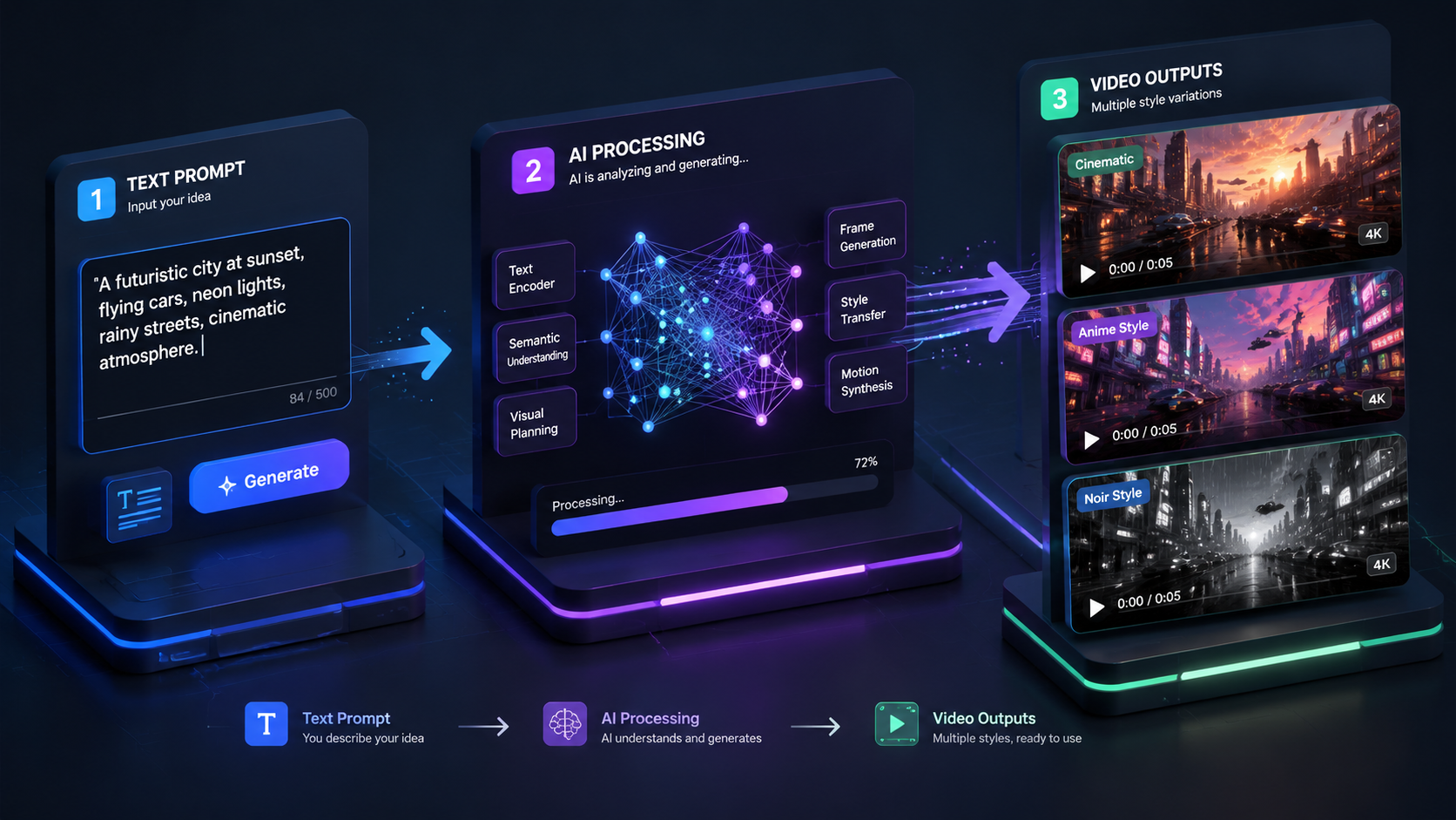 text to video ai use cases workflow