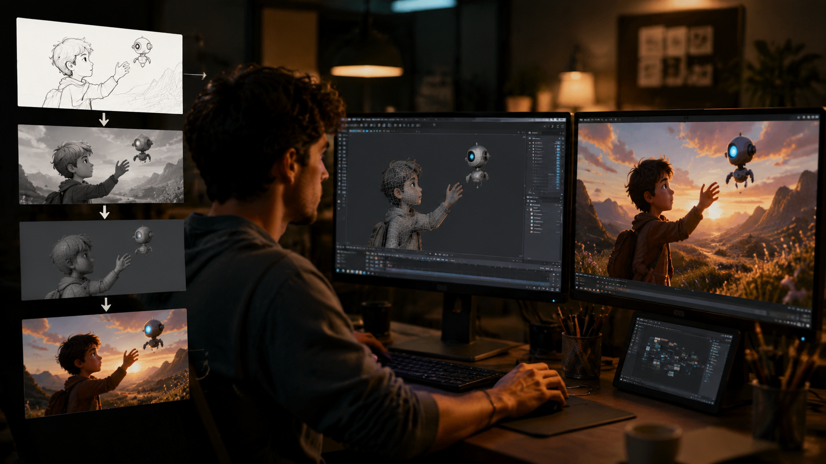 text to video ai with custom animations workflow