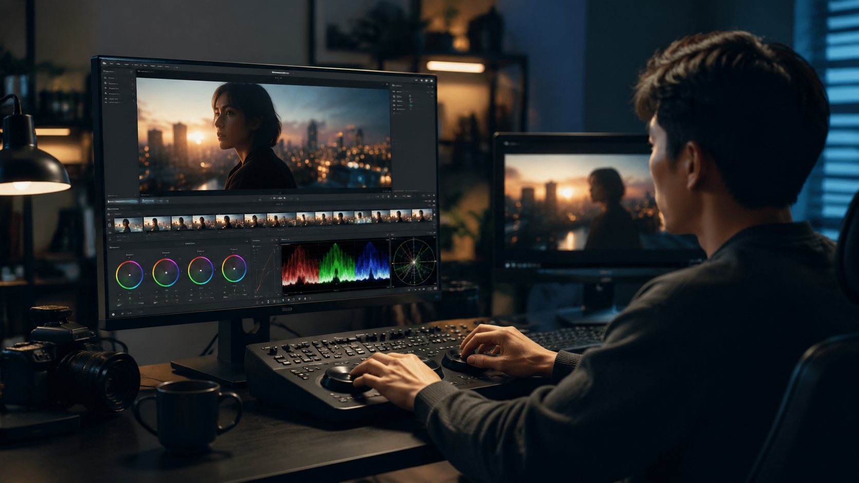 ai video editing for color correction workflow