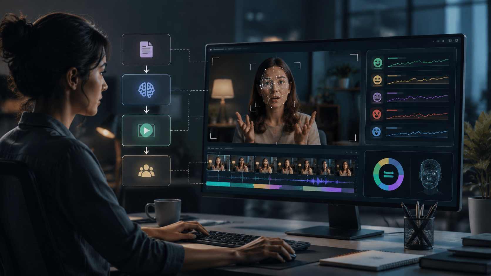text to video ai with emotion detection workflow