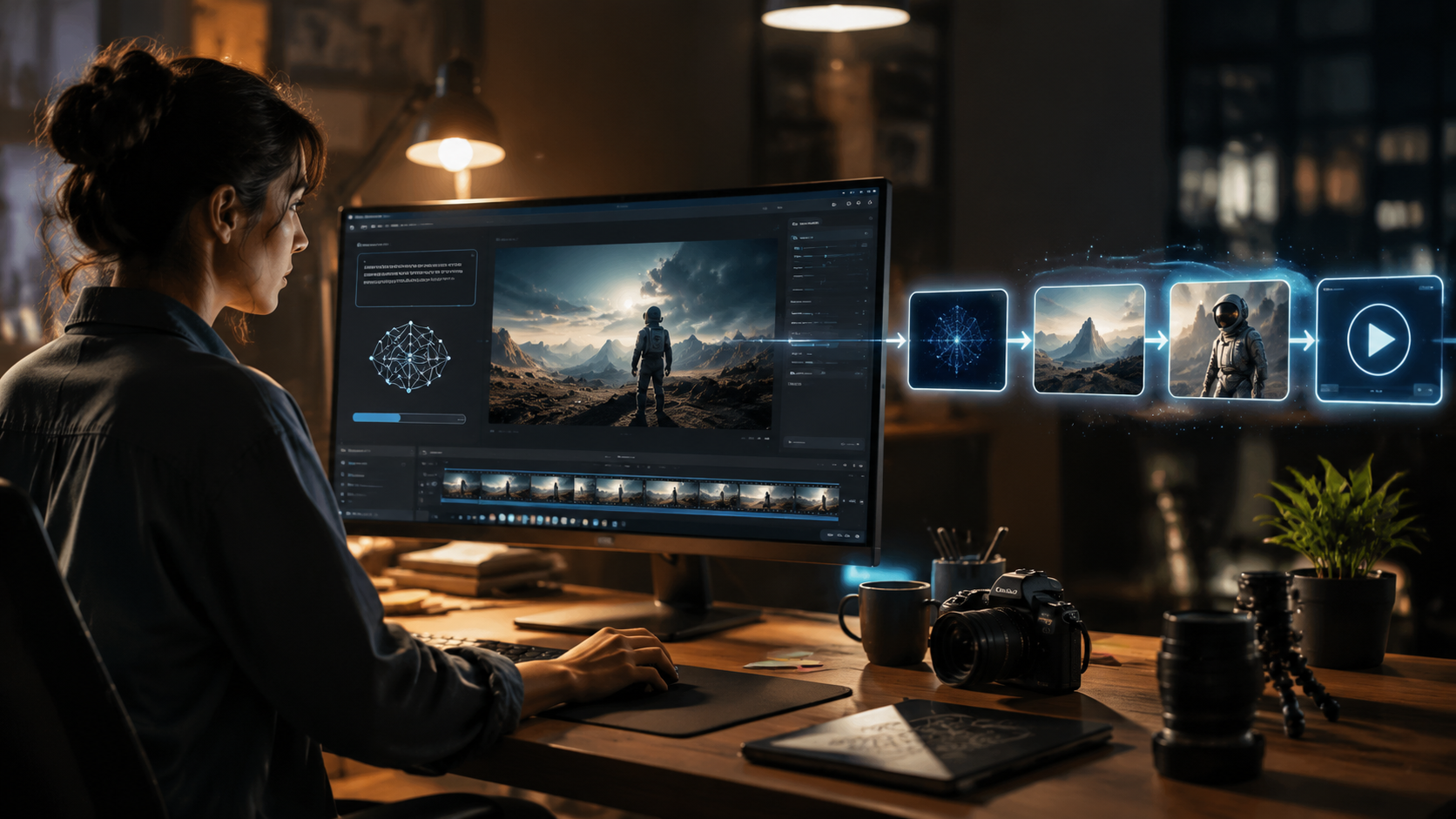 how to generate videos from text prompts workflow