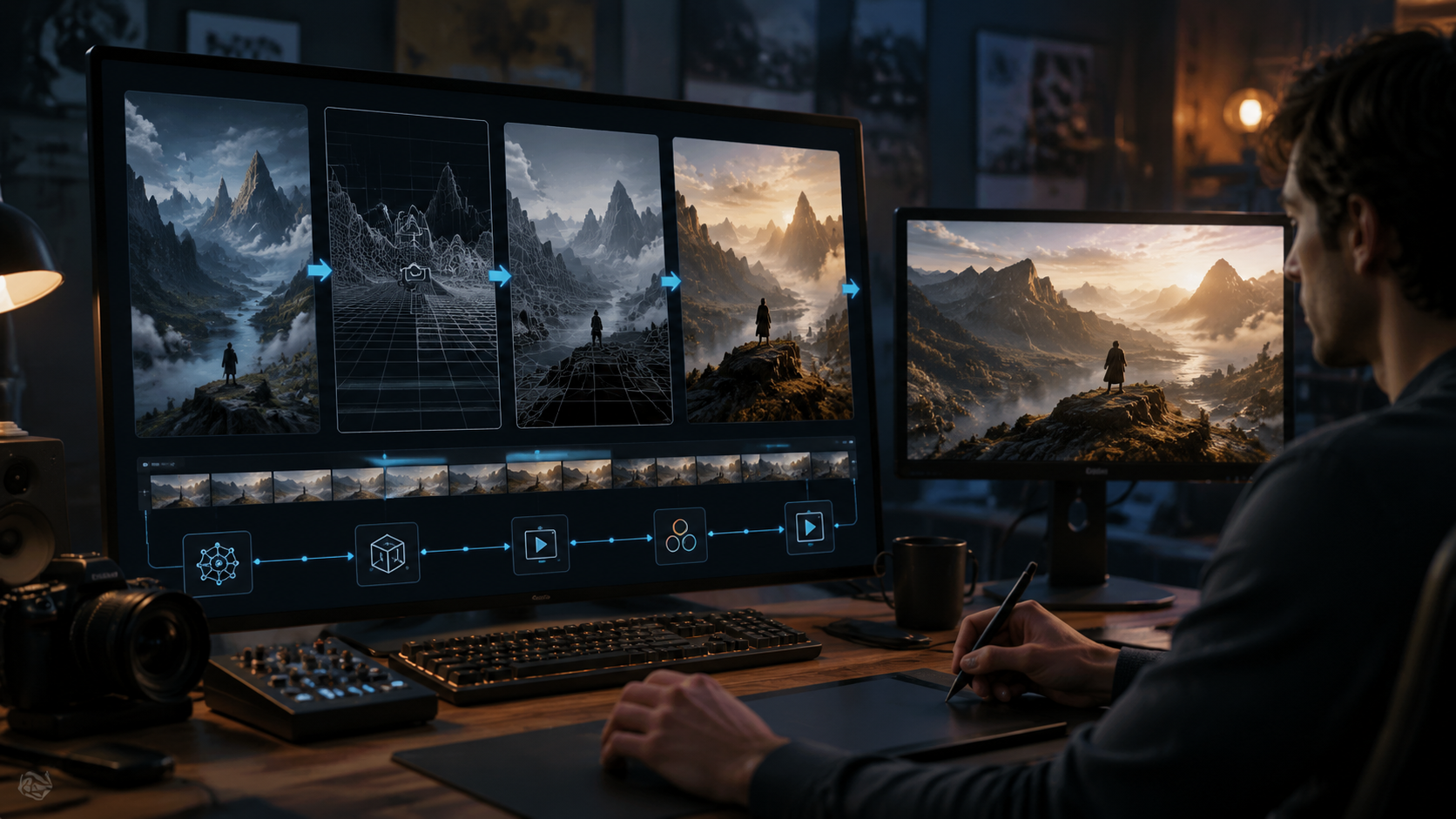 ai video generator with 4k resolution workflow