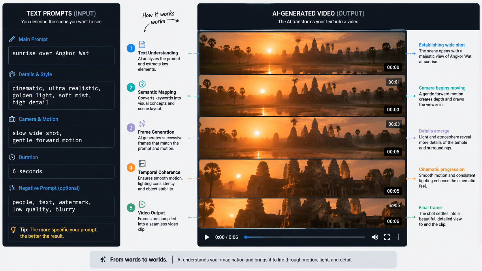 text to video ai for travel vlogs workflow