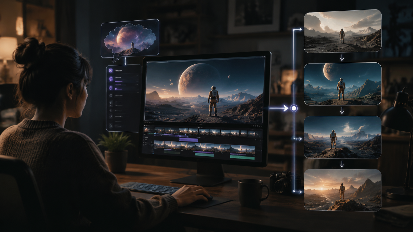 how to make ai videos from text prompts workflow