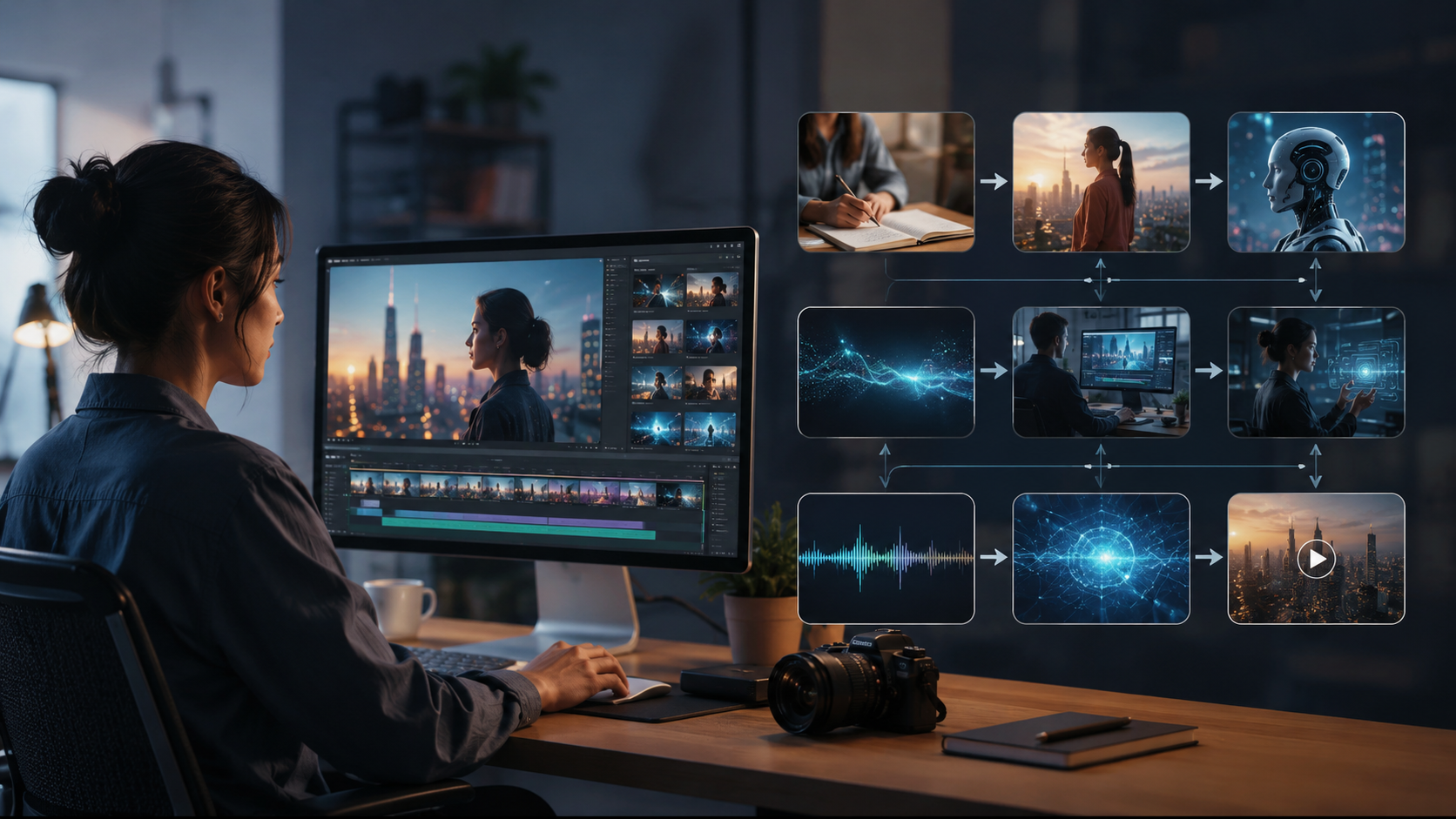 how to make ai videos for business workflow