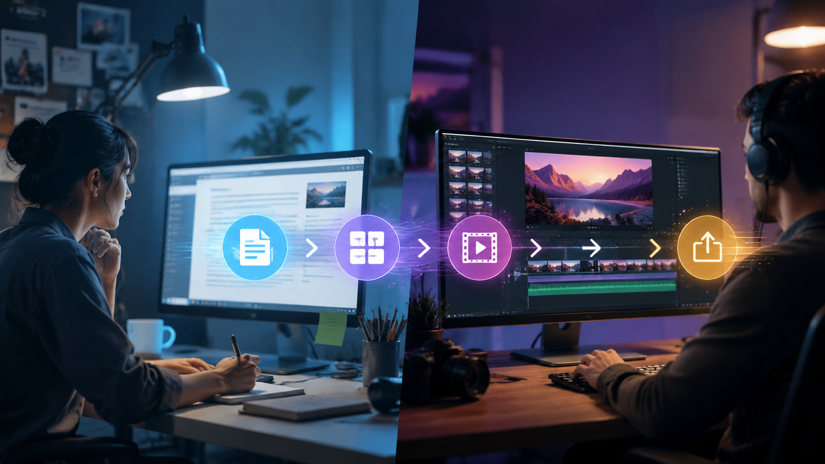 deeplom vs lumen5 comparison workflow