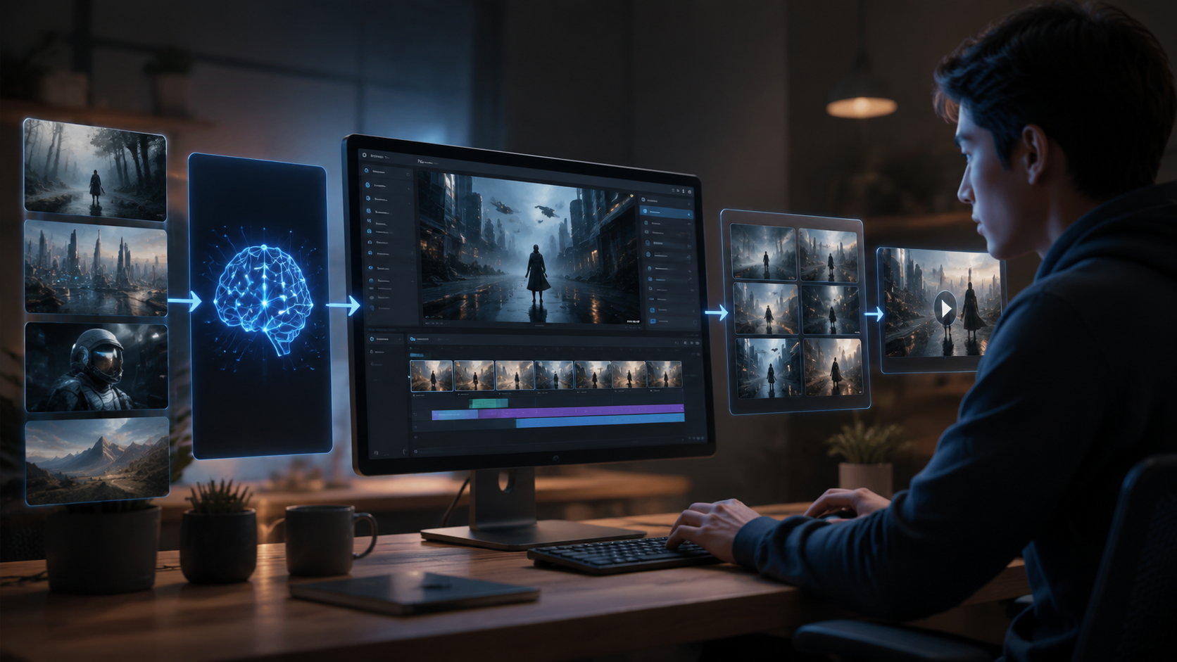Digen AI agent video generator workflow