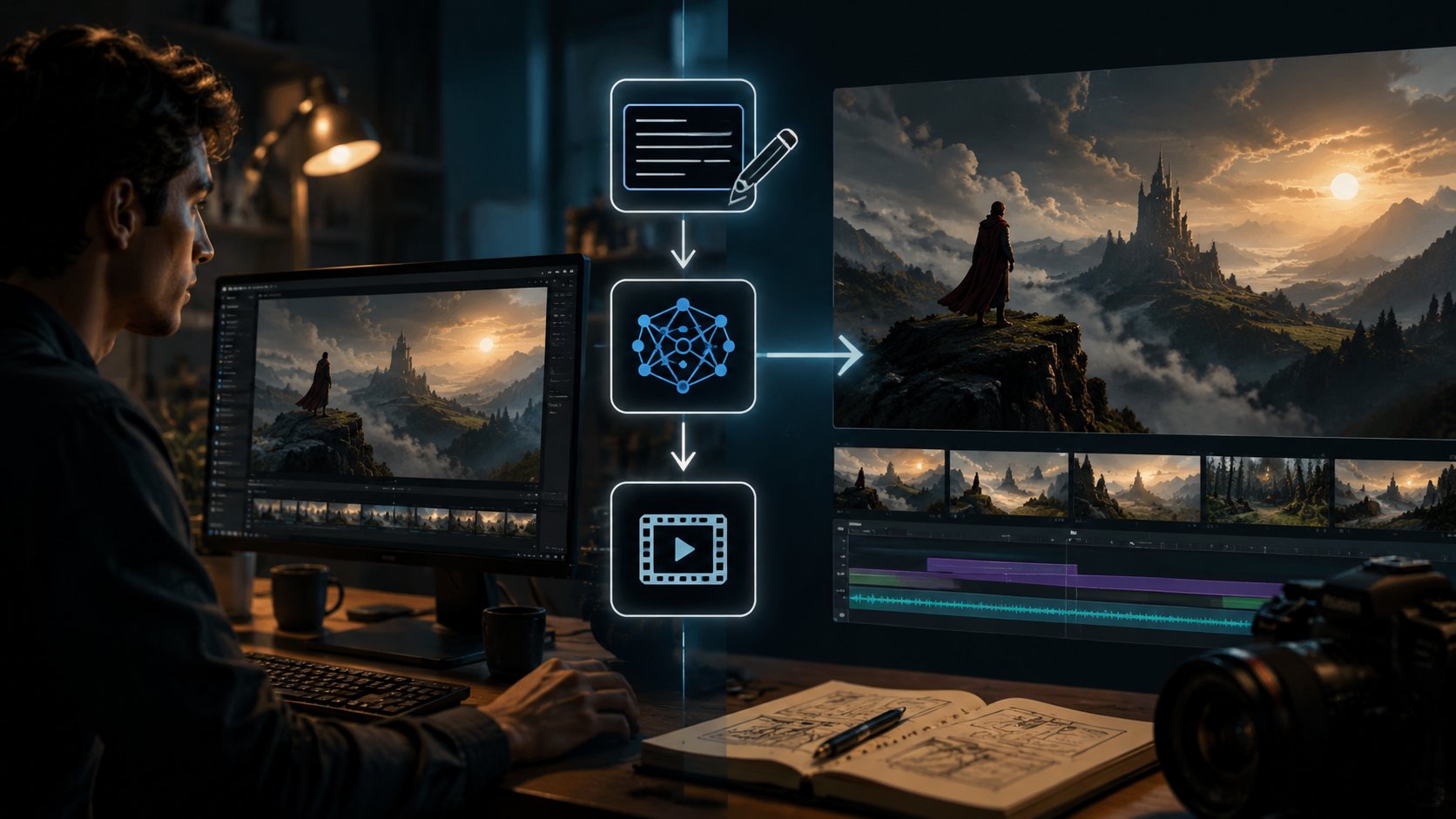 how to use Google Veo 3 video generator workflow
