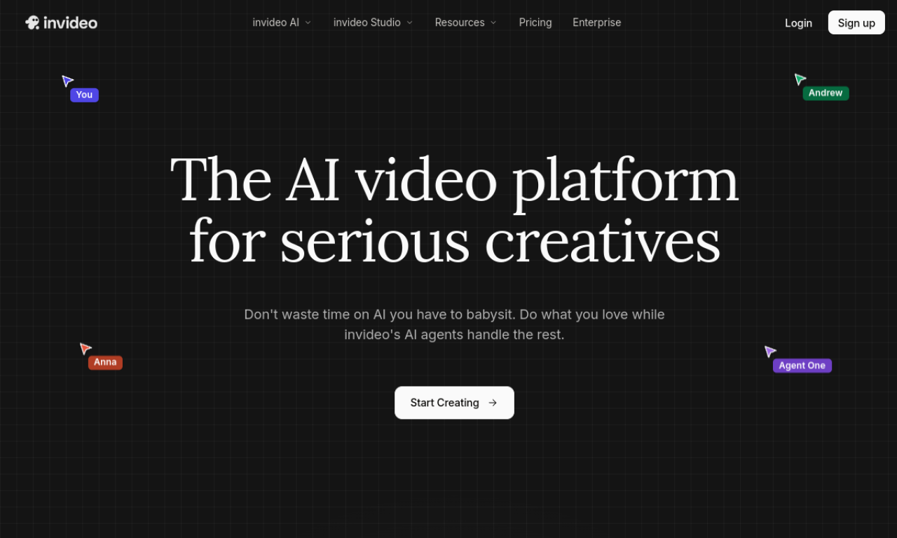 Invideo screenshot