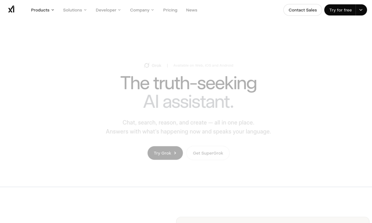 Grok screenshot