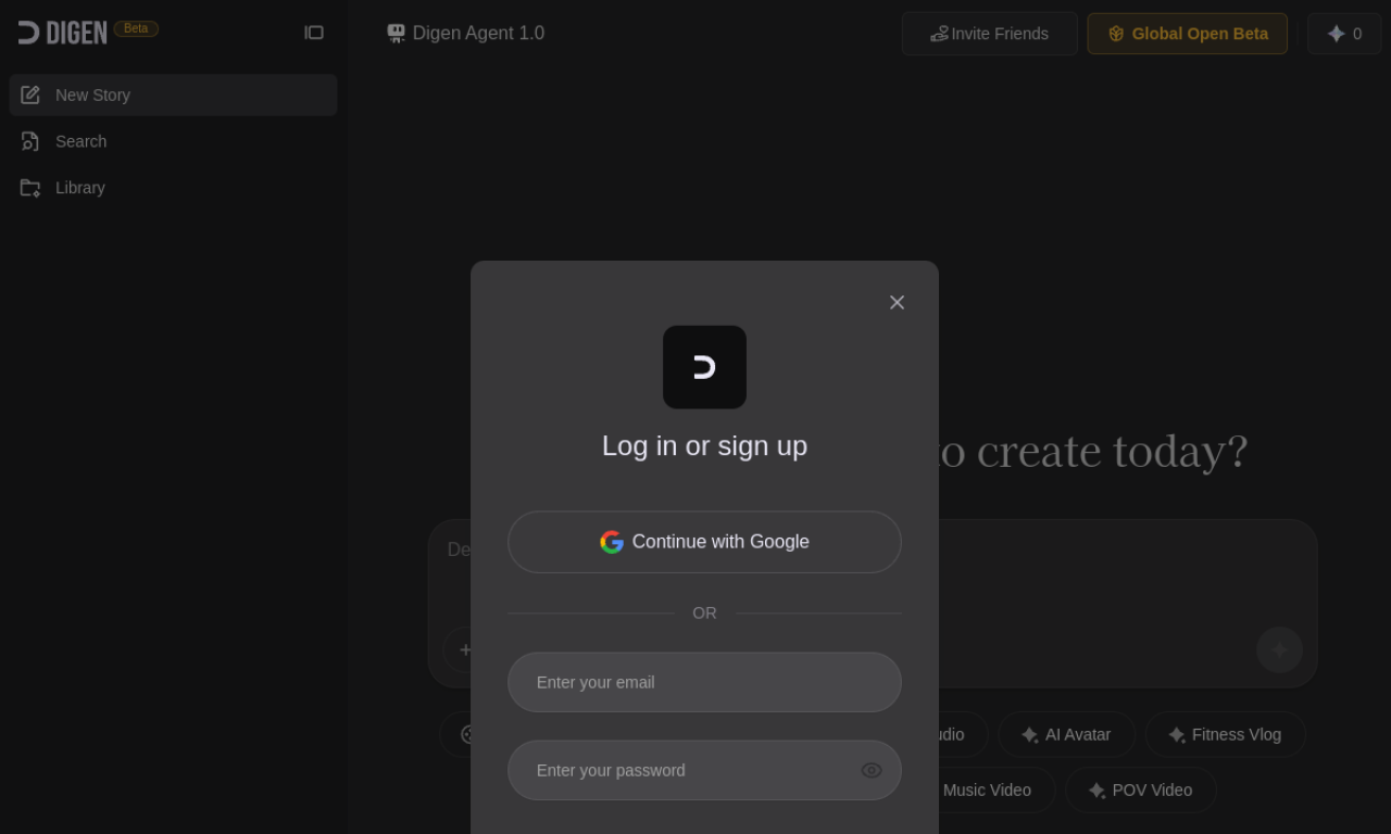 Digen Agent screenshot