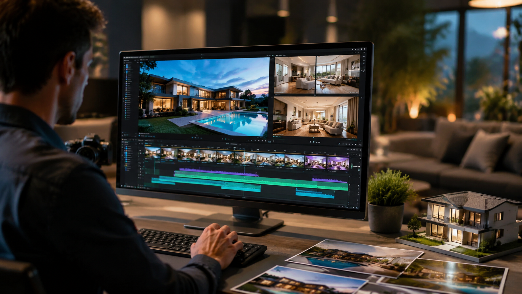 Illustration: ai video editing for real estate videos