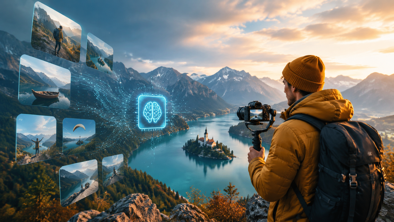 Illustration: best ai video generator for travel vlogs