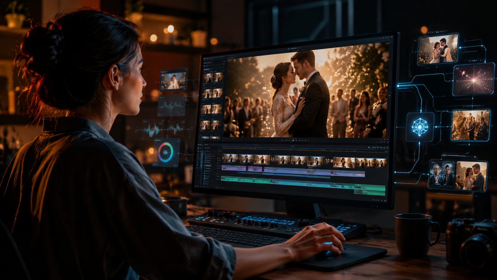 Illustration: ai video editing for wedding films 2026