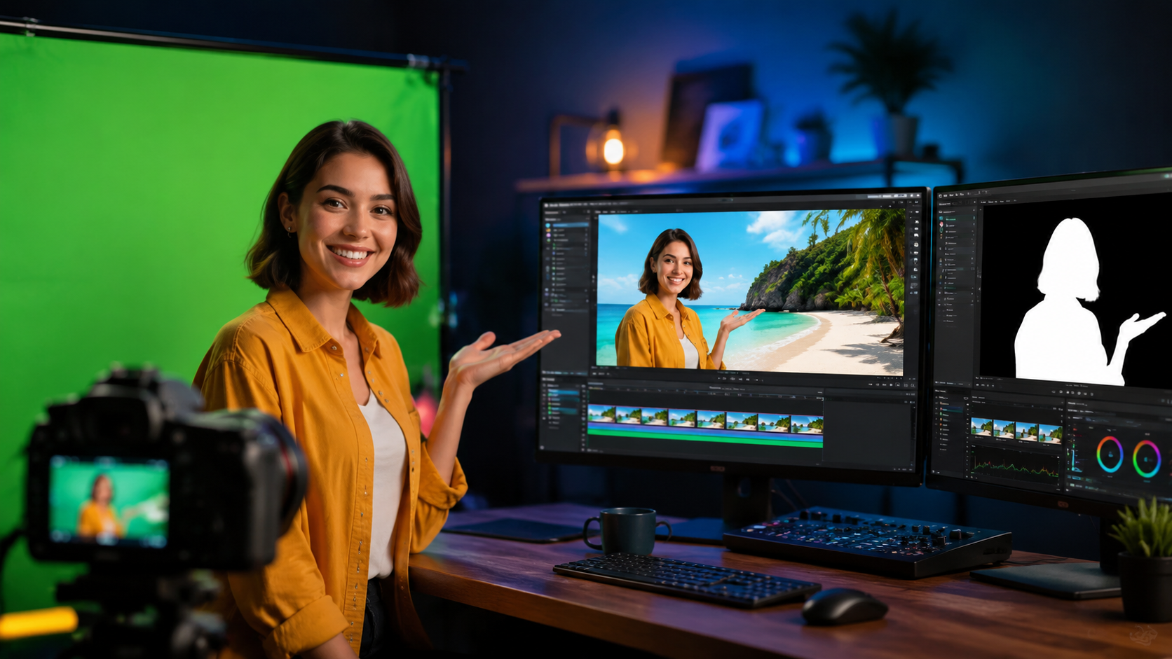 Illustration: best ai tools for video background removal