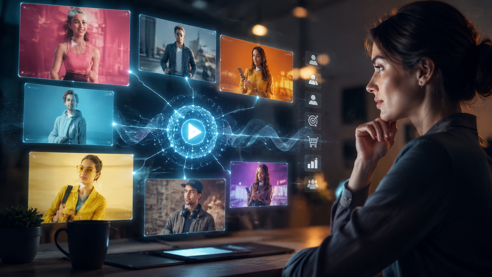 Illustration: text to video ai for personalized marketing