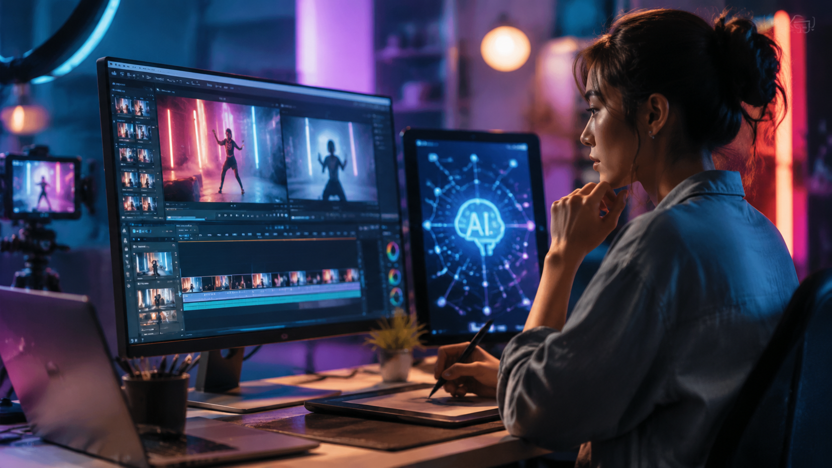 Illustration: ai video editing for tiktok tutorials