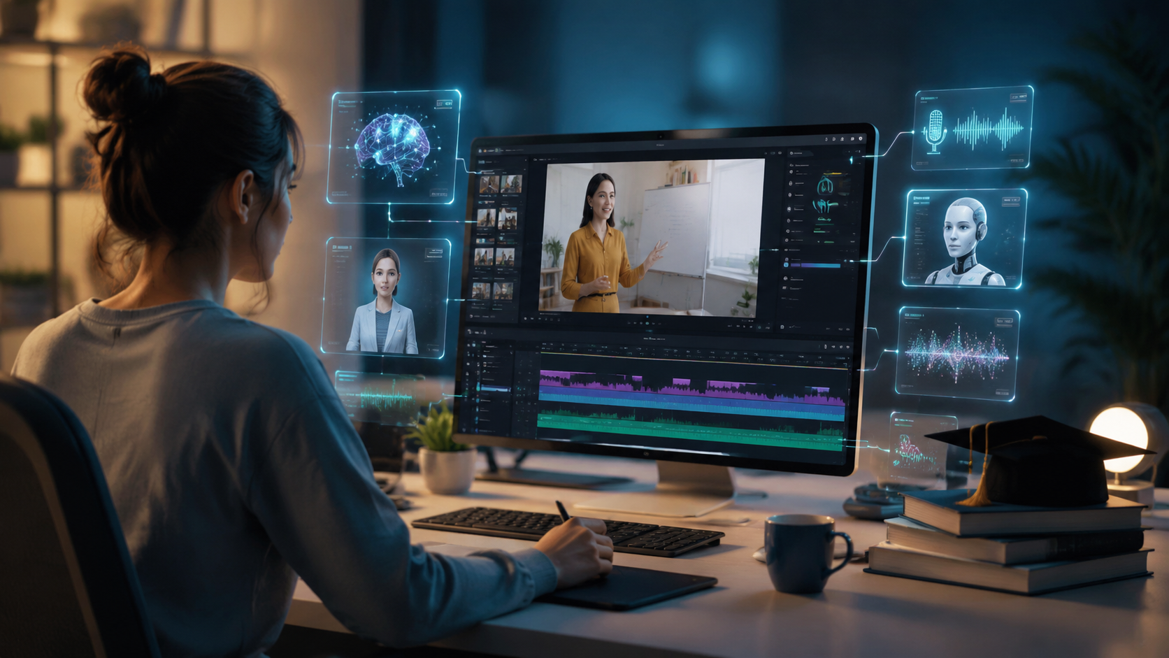 Illustration: best ai video tools for e-learning