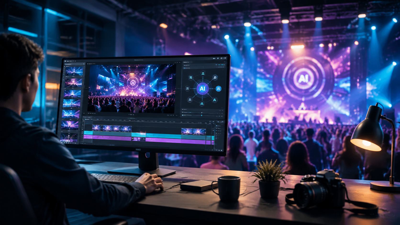 Illustration: ai video generator for event promotions