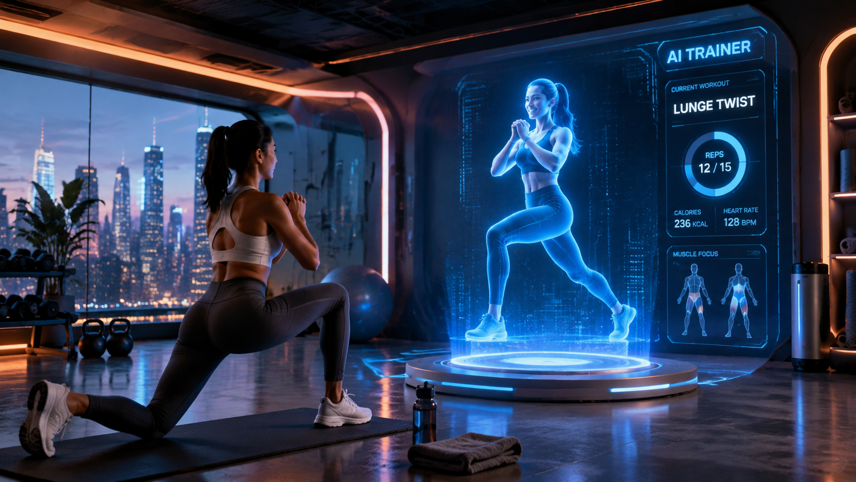 Illustration: text to video ai for fitness tutorials