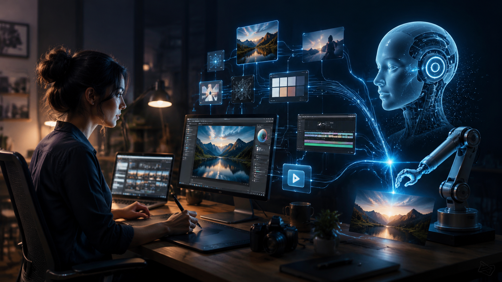 Illustration: automate creative workflow with ai