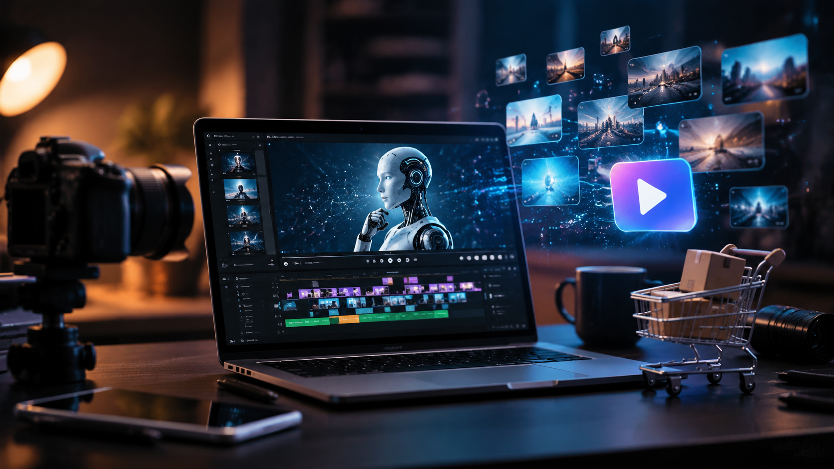Illustration: best ai video tools for affiliate marketing