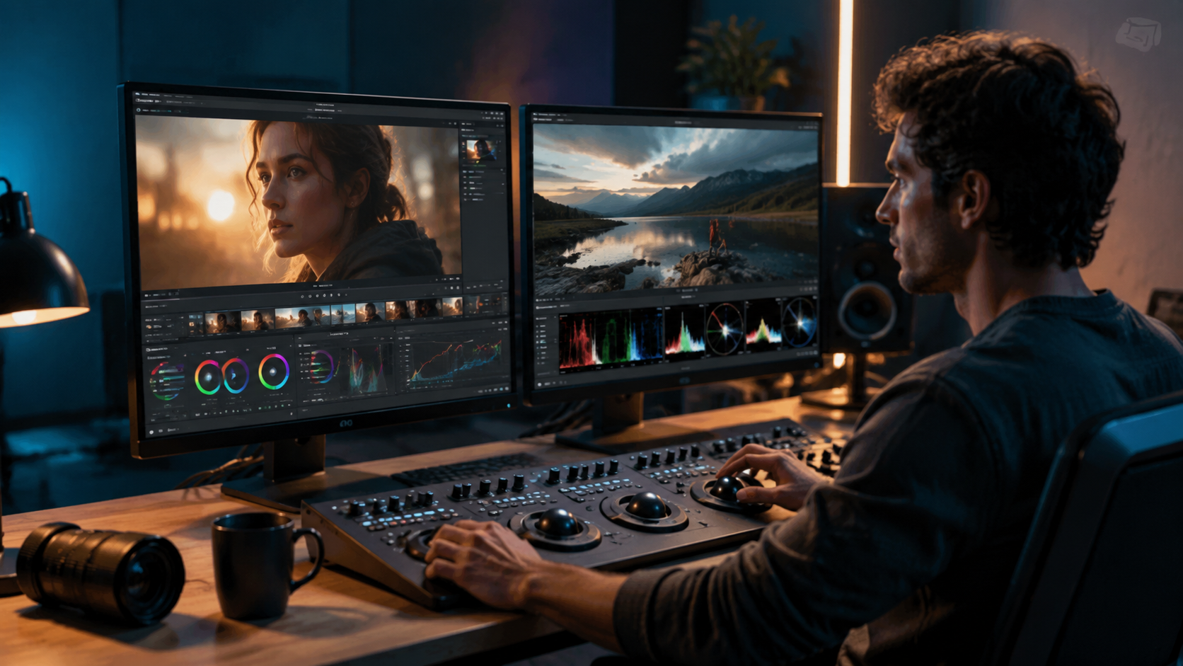Illustration: best ai tools for video color correction
