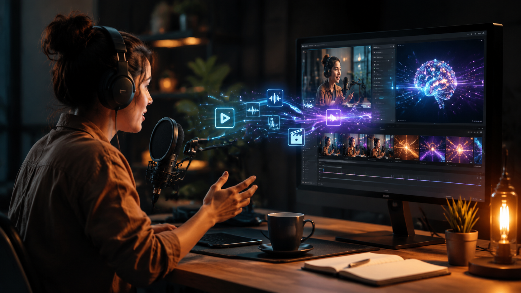 Illustration: best ai video generator for podcasters
