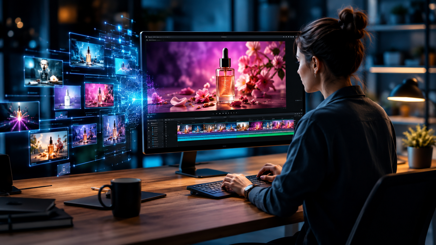 Illustration: ai video editing for brand promotion