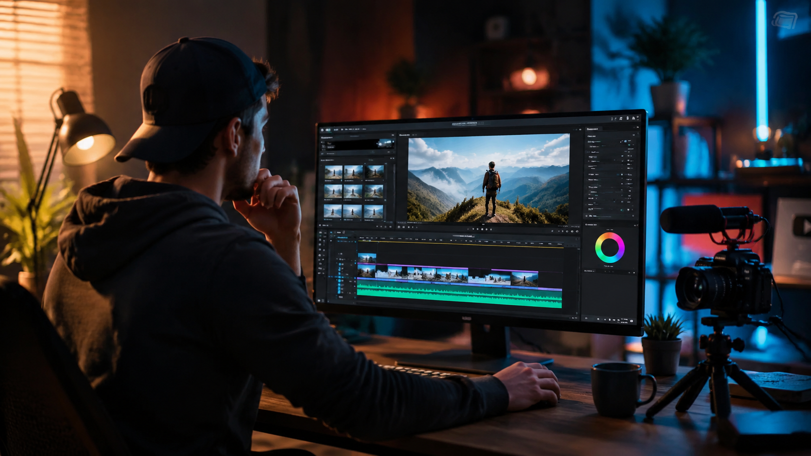 Illustration: free ai video editing for youtube creators