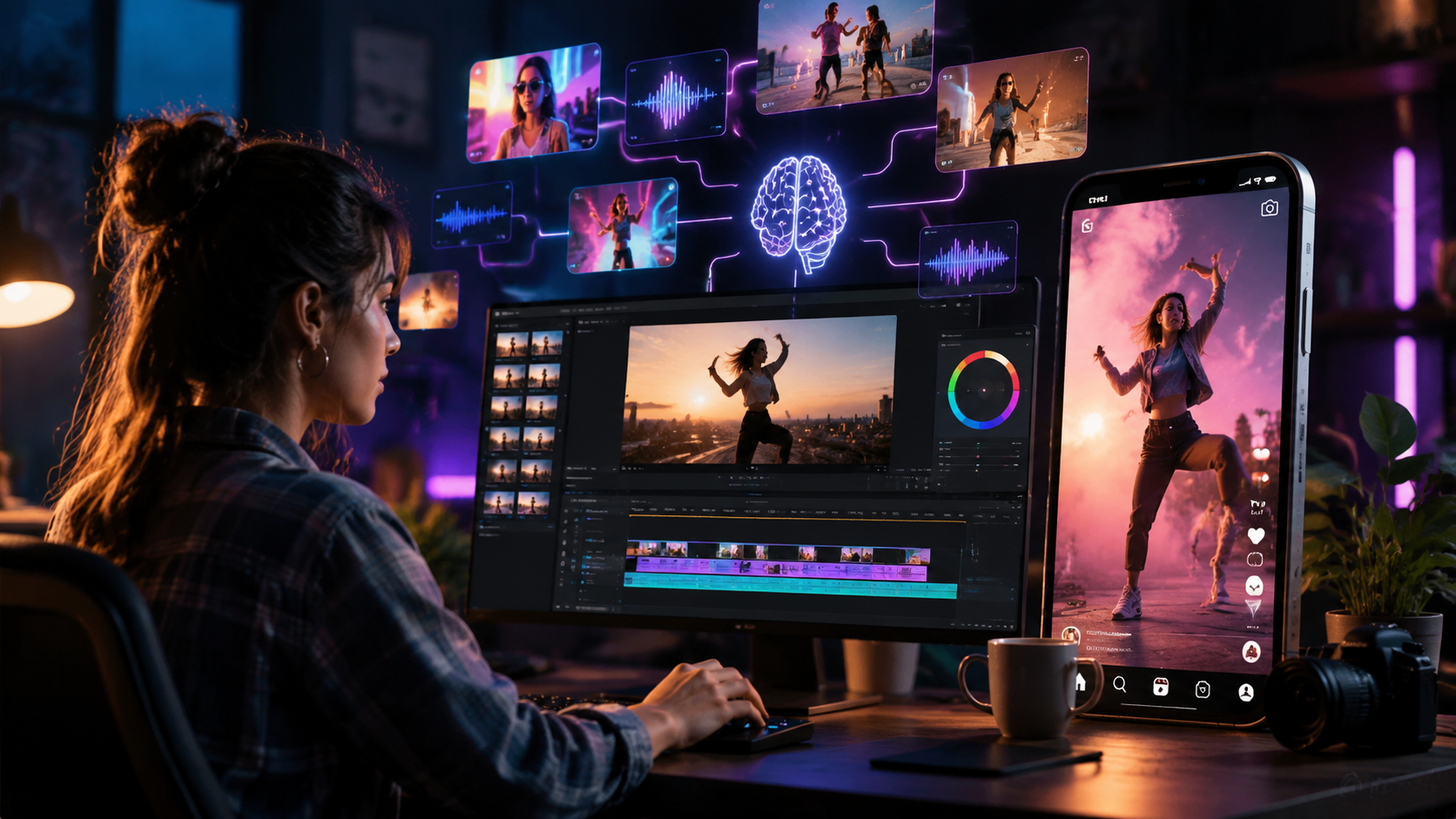 Illustration: ai video editing tools for instagram reels