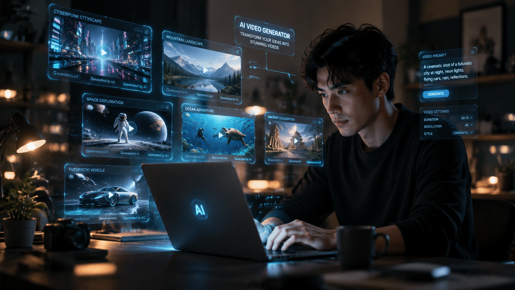 Illustration: best text to video ai for content creators