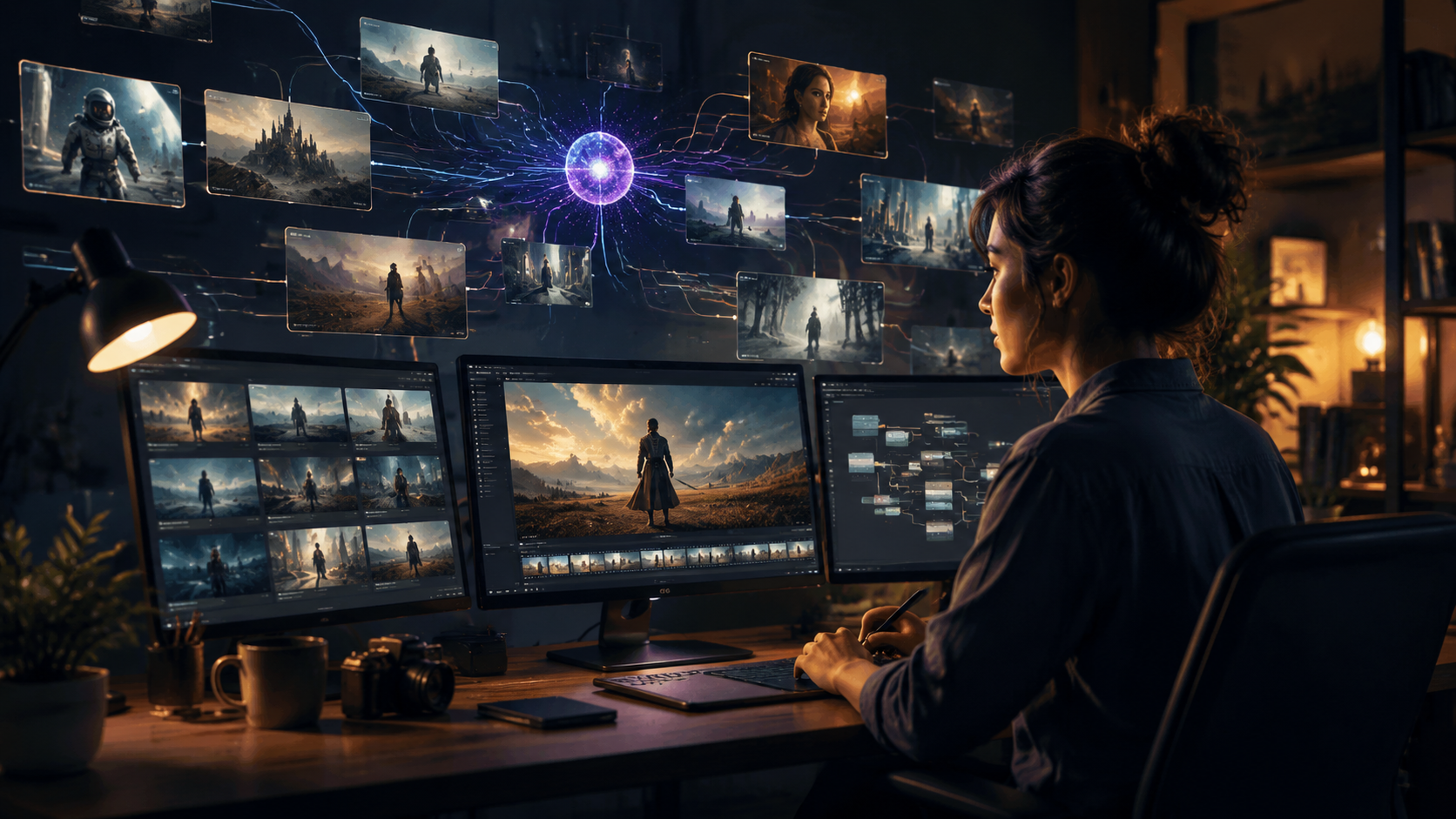 Illustration: ai video generator creative workflow