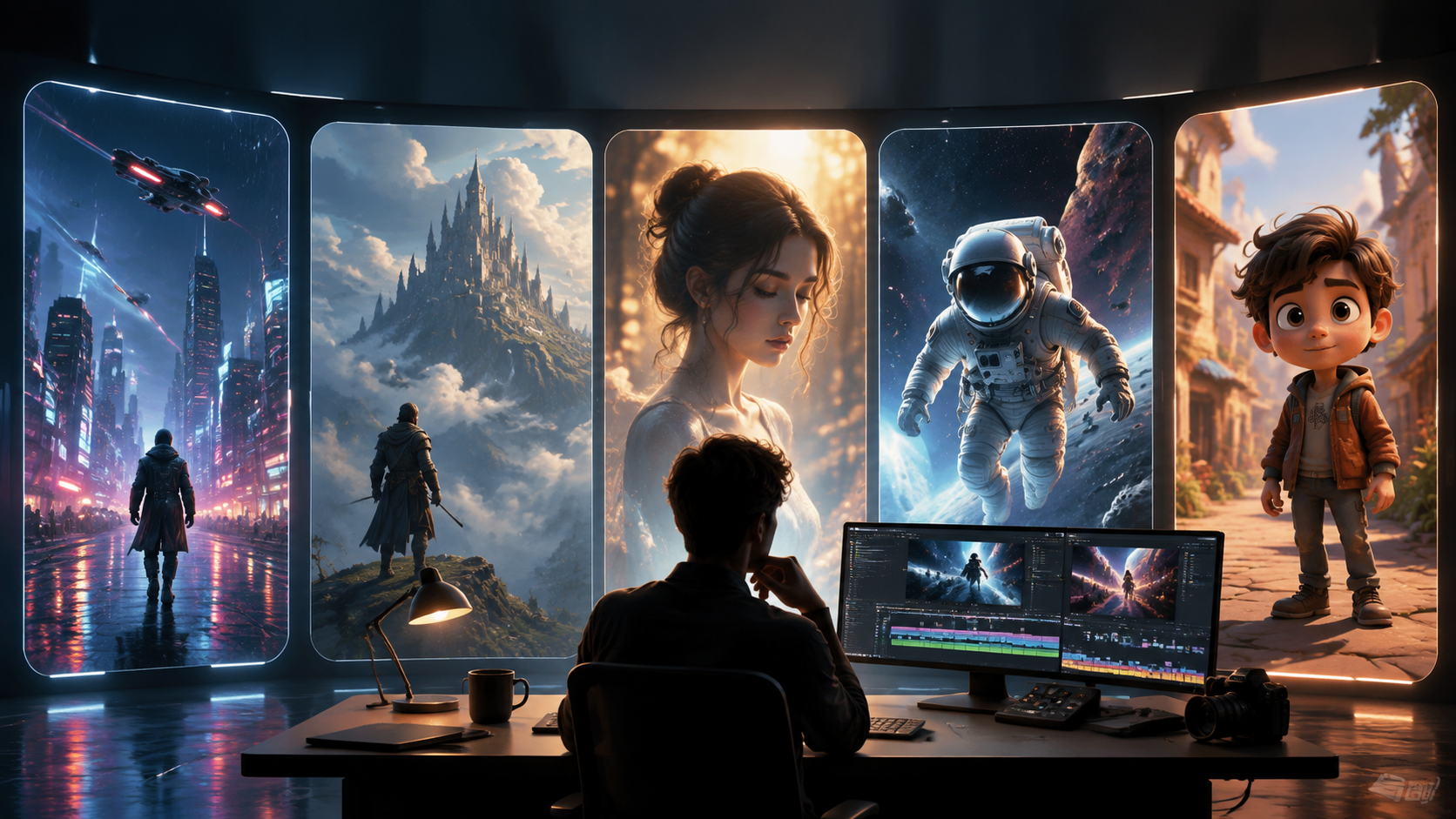Illustration: comparison of top 5 ai video generators