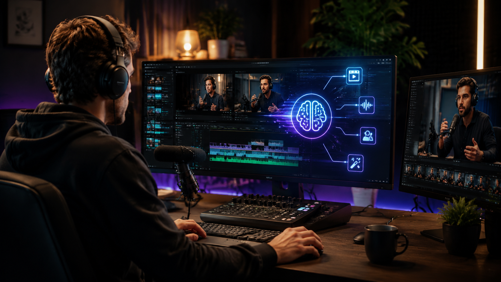 Illustration: ai video editing for podcasters 2026
