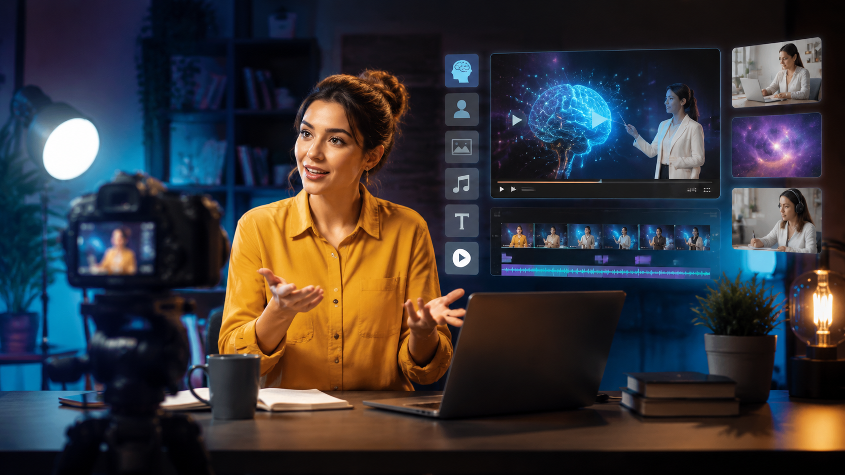 Illustration: best text to video ai for online courses