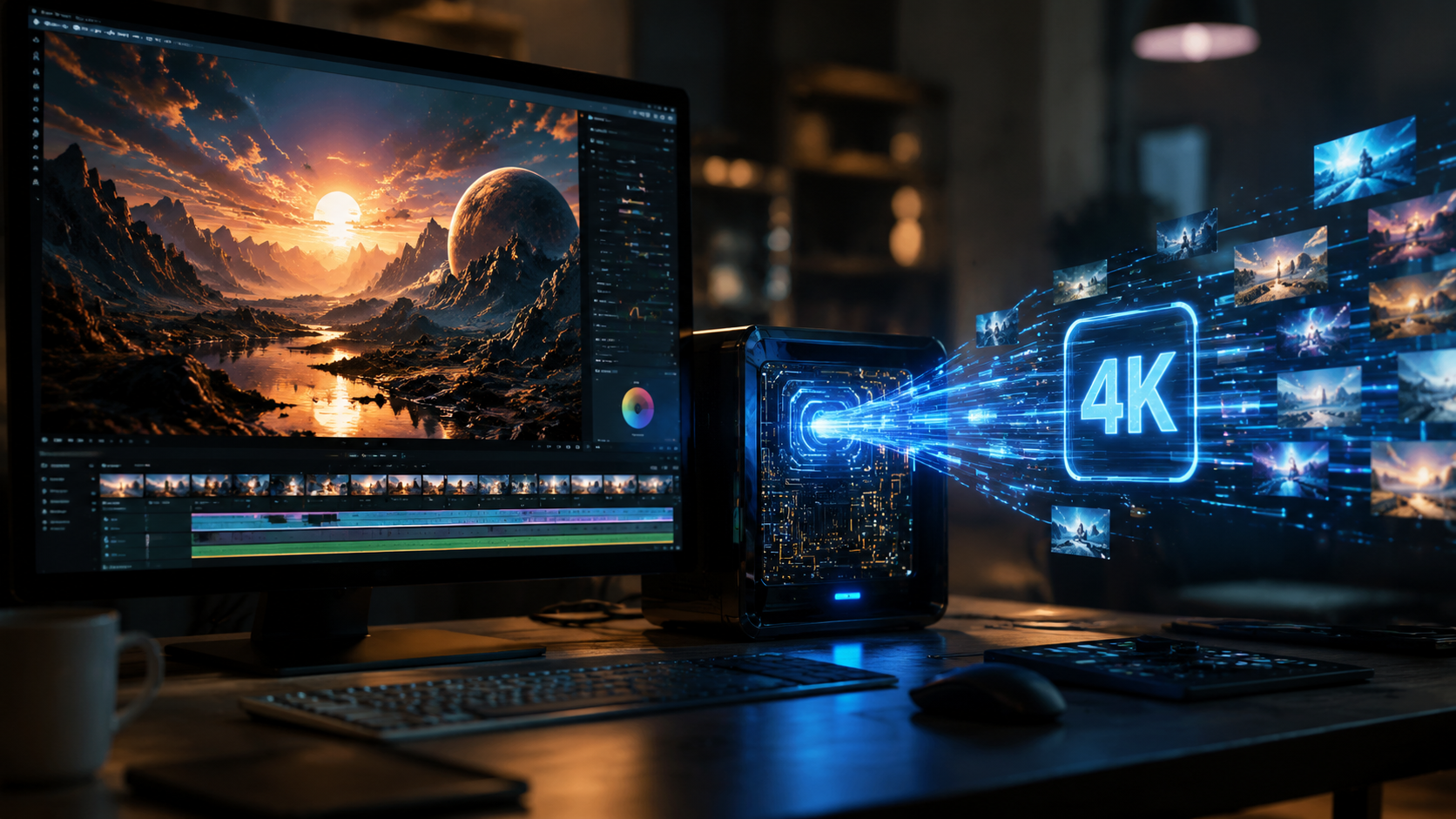 Illustration: how to export ai videos in 4k quality