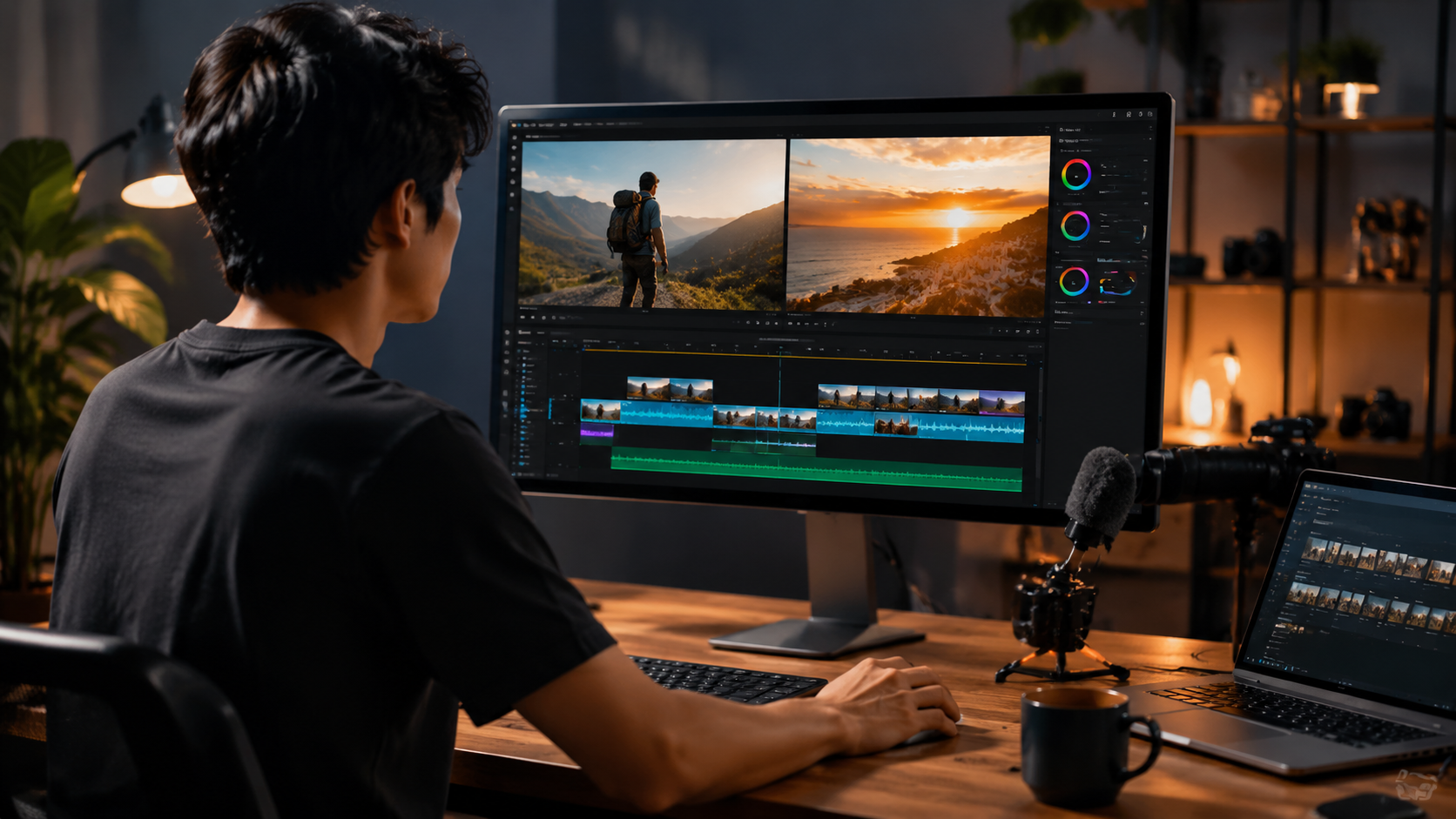 Illustration: ai video editing for vloggers