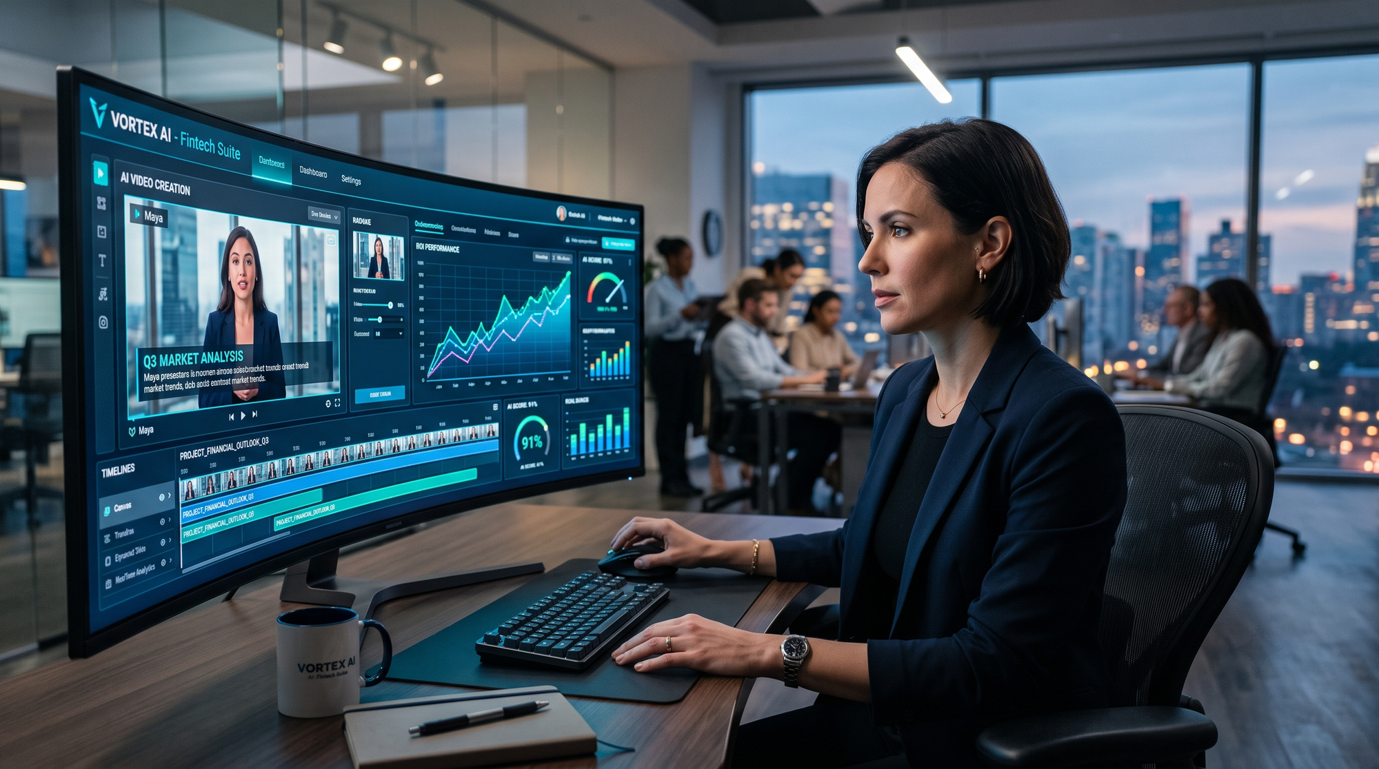 Illustration: best ai video tools for fintech
