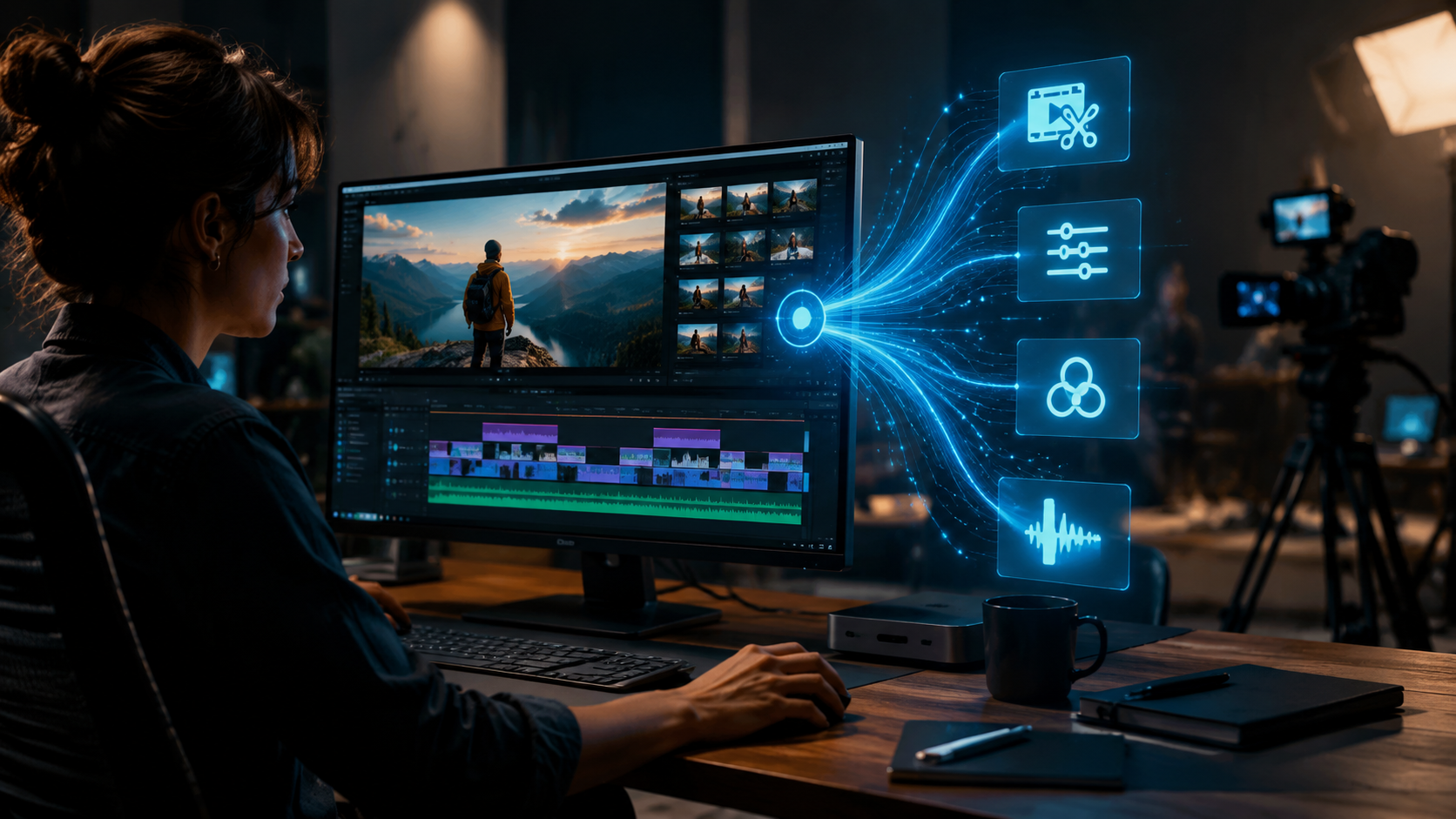 Illustration: how to speed up video production with ai