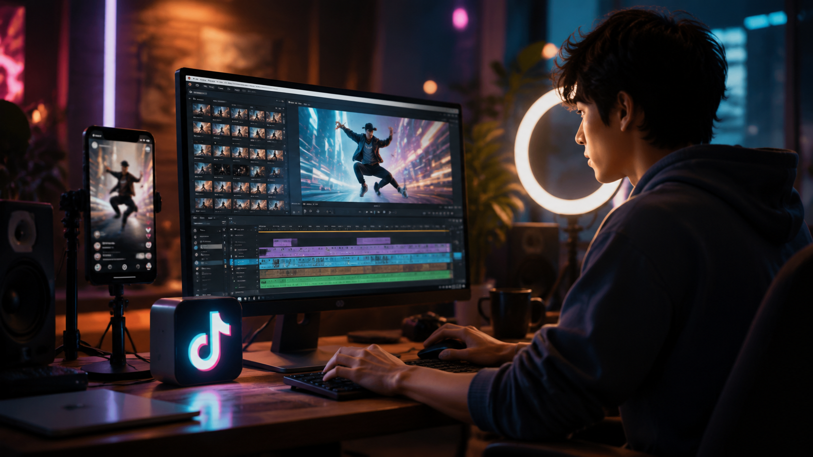Illustration: ai video editing for tiktok trends 2026