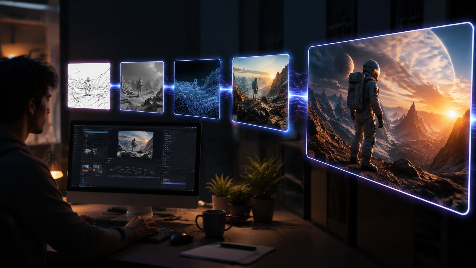 Illustration: ai video generation workflow