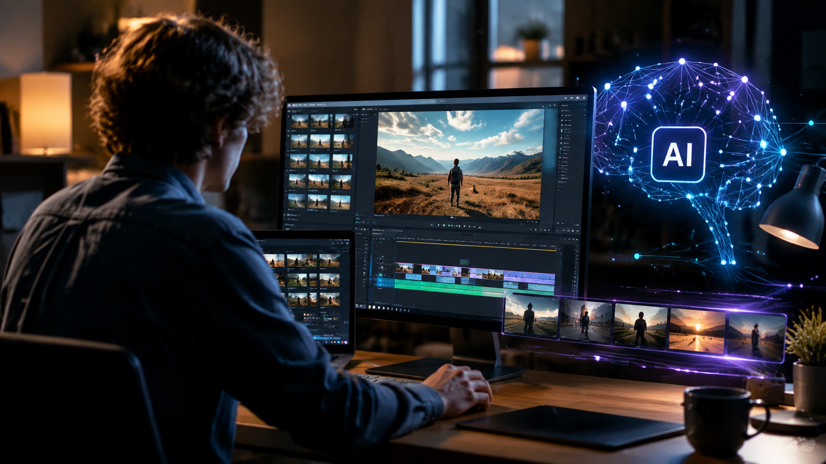 Illustration: free ai video editing software online