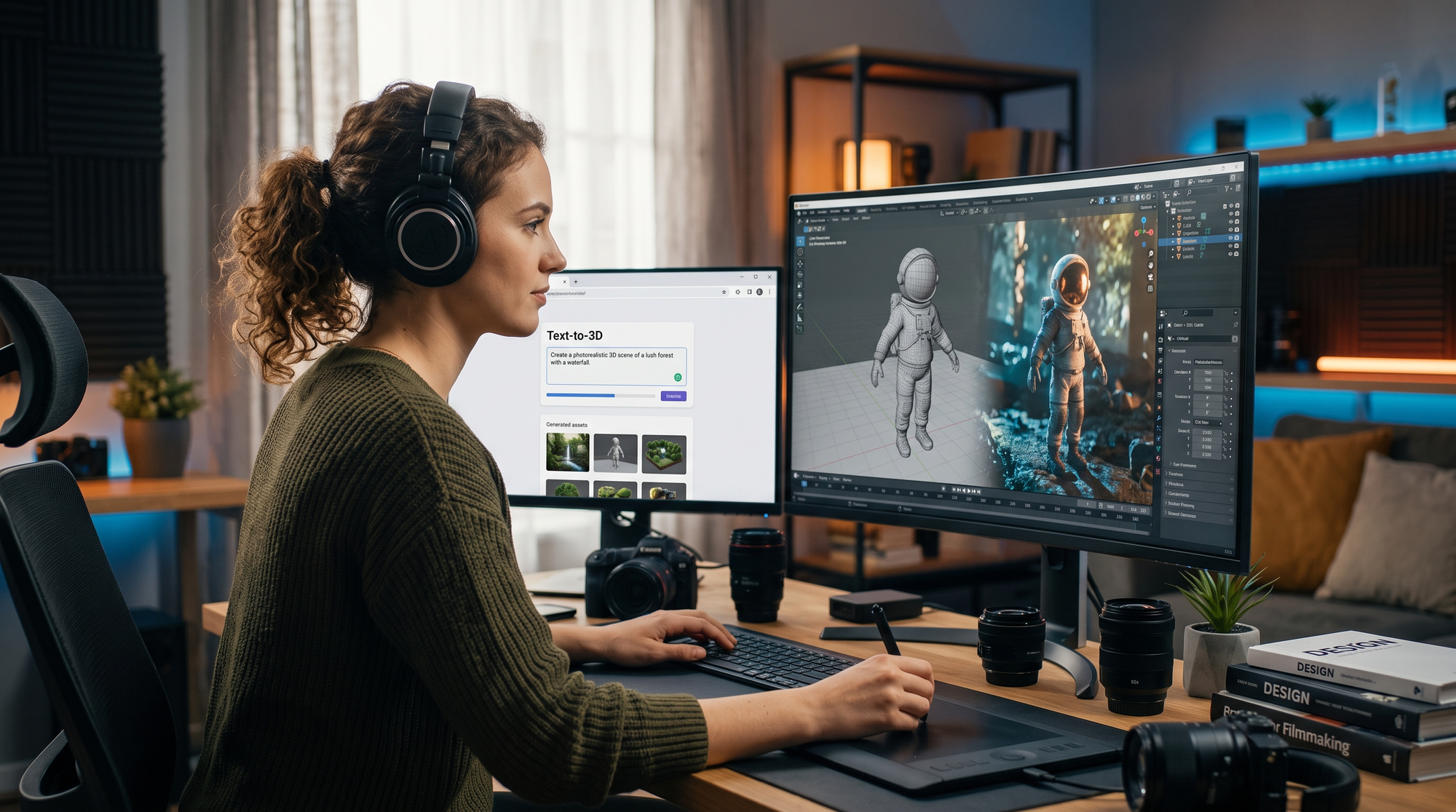 Illustration: how to create 3d videos with ai