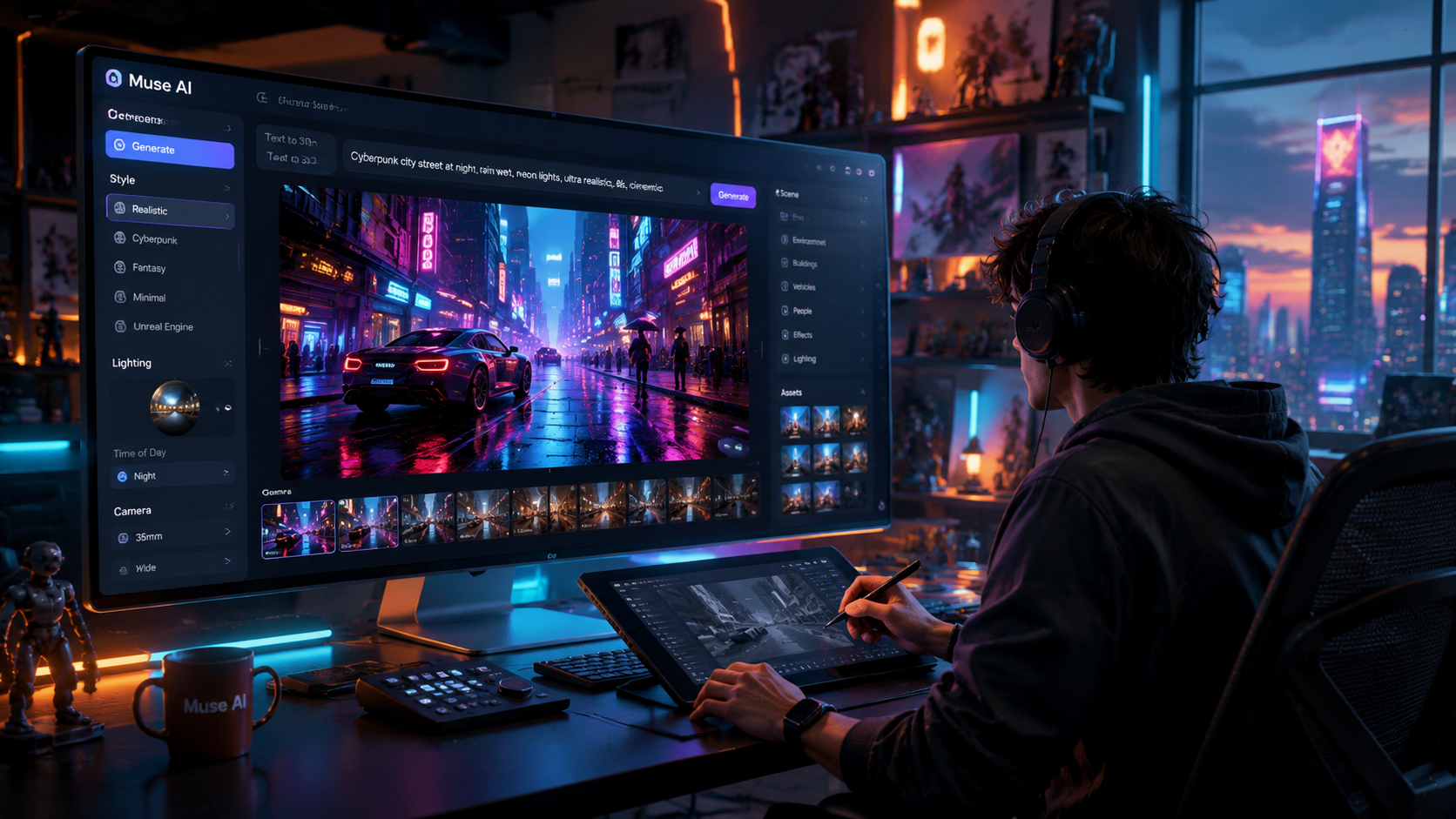Illustration: muse image and video ai
