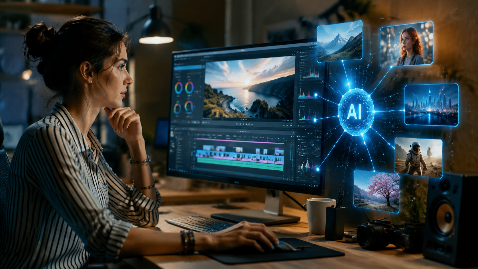 Illustration: how to enhance videos with ai tools