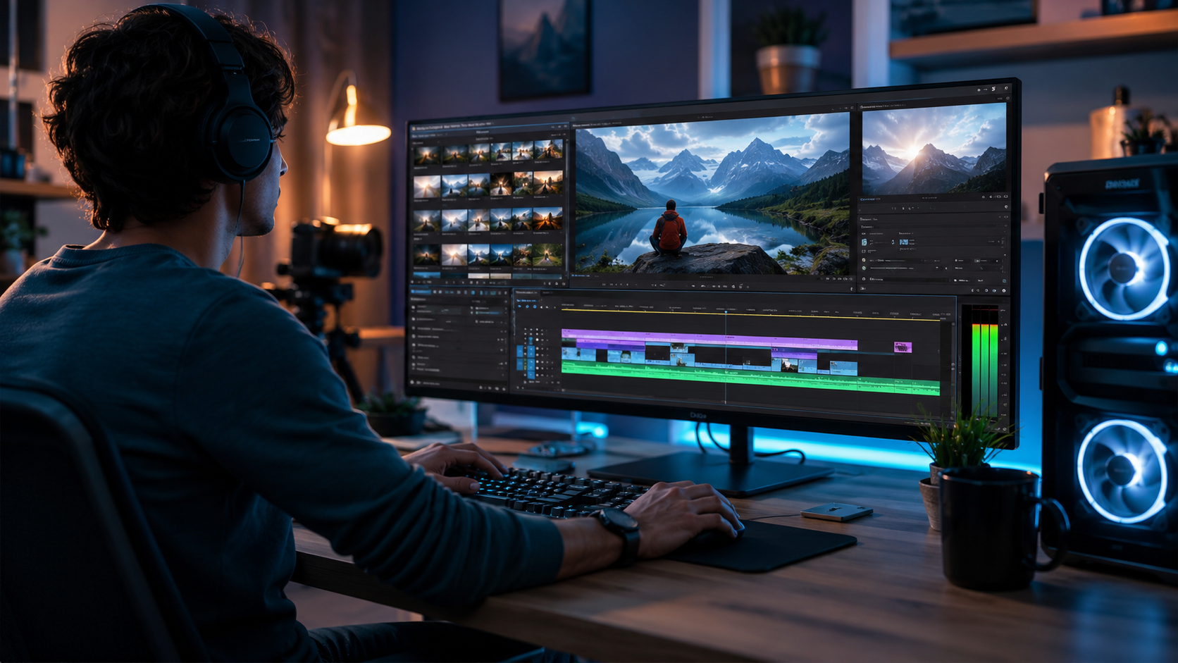 Illustration: best ai video editing tools for youtubers
