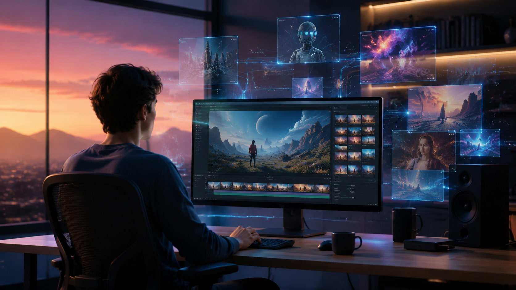 Illustration: introducing muse video ai at meta