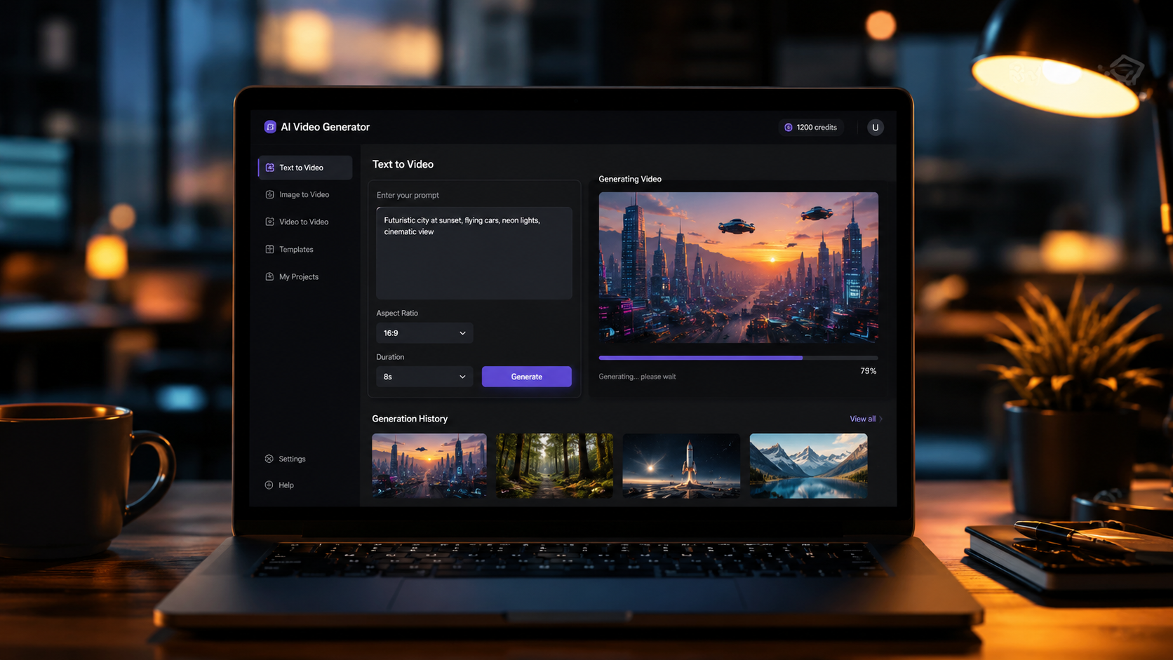 Illustration: top free text to video ai tools