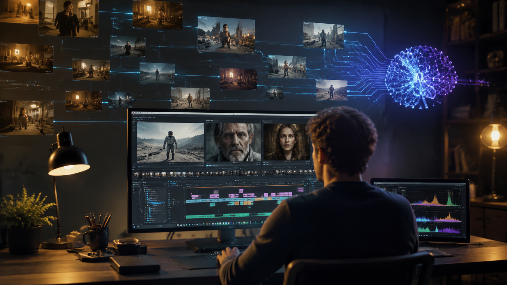 Illustration: ai video editing for short films